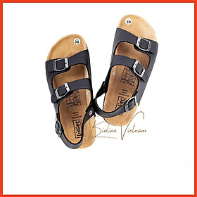 Dép Sandal Đế trấu, Da Pu mã 02 Pu