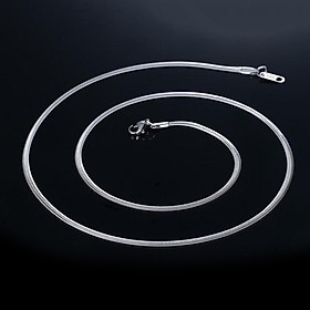 Stainless Steel Chain 4mm Cable Chain Necklace Clasp - Thin & Sturdy - Jewelry Making