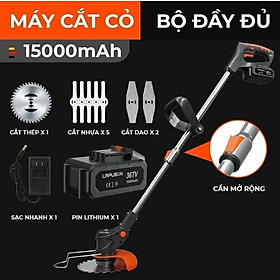 Mua máy cắt cỏ  Rẻ vô địch   MÁY CẮT CỎ PIN - SIÊU KHỎE   BỀN BỈ pin cực khủng  TẶNG BỘ 8 LƯỠI CẮT  (b