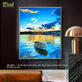 Mua Tranh treo tường tự tô màu số hóa DALI Tranh Phong cảnh biển B003