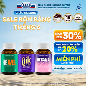 Combo Đẹp Da Tóc Móng Cho Nữ Ecogreen Hỗ Trợ Trắng Da, Mọc Tóc (Dùng 1 Tháng)