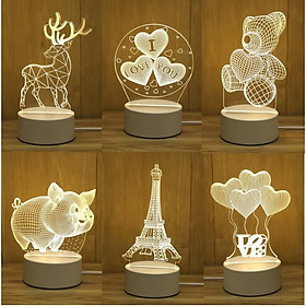 Mua Đèn ngủ LED 3D trang trí - quà tặng độc đáo