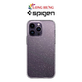 Ốp lưng chống sốc hỗ trợ sạc không dây Spigen Liquid Crystal Glitter iP 14/14 Plus/14 Pro/14 Pro Max - Hàng chính hãng