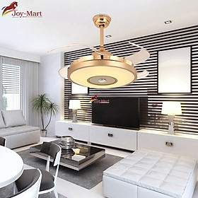 Mua Quạt Trần Tàng Hính Cánh Acrylic Trong Suốt Thiết Kế Sang Trọng  Điều Khiểm Từ Xa  3 Chế Độ Ánh Sáng MQT1539