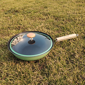 Mua Seoulcook Luxury – Chảo sâu lòng 32cm đáy từ / Induction cao cấp Hàn Quốc  chống dính vân đá an toàn cho sức khỏe  dùng được tất cả các loại bếp