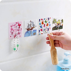 Mua set 10 Móc Dán Tường In Hình 3D Siêu Dính  Độc Đáo  Chịu Lực Tốt  Độ Bền Cao