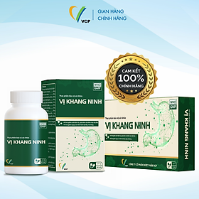 Hình ảnh Viên Uống Dạ Dày Vị Khang Ninh - VCP Pharma - Lọ 60 viên - Dùng Cho Người Viêm Loét Dạ Dày, Tá Tràng