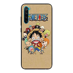 Ốp Lưng in cho Xiaomi Redmi Note 8 Mẫu Băng Hải Tặc Mũ Rơm - Hàng Chính Hãng