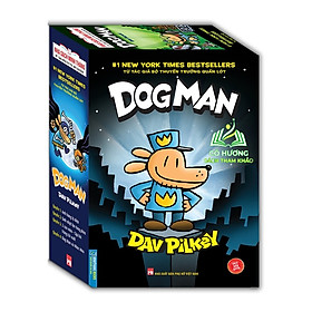 Sách - Hộp DOG MAN Trọn bộ 4 tập