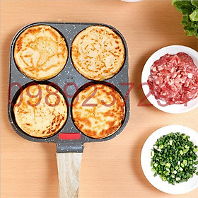 Mua Chảo chống dính 4 ngăn mẫu mới  sử dụng cho tất cả các loại bếp từ  bếp hồng ngoại  bếp gas