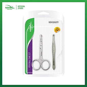 Combo 2 Sản Phẩm (Kéo Cắt Tỉa Lông Mũi - Nhíp) KỀM NGHĨA CB.2-006