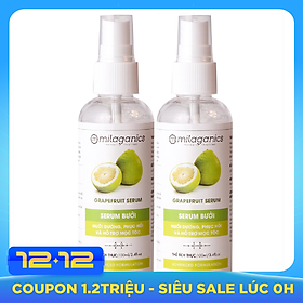 Combo 2 Serum Bưởi Milaganics (100ml/ Chai)