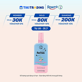 Xịt chống muỗi cho bé từ 6 tháng tuổi hương khuynh diệp Rohto Mentholatum Remos Baby Spray 150ml