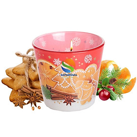 Ly nến thơm tinh dầu Bartek Christmas Sweets 115g QT0068 - bánh cam, quế, gừng, vani, trang trí, thơm phòng, thư giãn, hỗ trợ khử mùi (giao mẫu ngẫu nhiên)