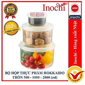 Mua Bộ 3 hộp thực phẩm tròn Hokkaido