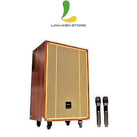 Mua Loa kéo Temeisheng TMS155 - Loa karaoke kết nối bluetooth tặng kèm 2 micro không dây - Hàng nhập khẩu