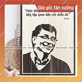Mua Mẫu tranh - Mã 040  Cuộc sống vốn không công  hãy tập làm quen với điều đó