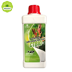 SIÊU PHỤC HỒI CÂY CTBIO - phân hữu cơ (Can 1 lít )