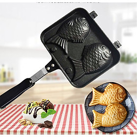 Mua Khuôn Làm Bánh Cá Nhật Chống Dính Taiyaki Loại 1 - 2 Bánh Hàng VNCLC