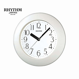 Đồng hồ Rhythm 4KG652 WR03 Kt 17.8 x 4.9cm, 500g Vỏ nhựa. Dùng Pin.