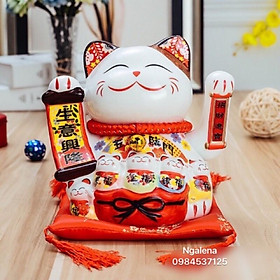 Mua Mèo thần tài Ngũ phúc lâm môn 20cm