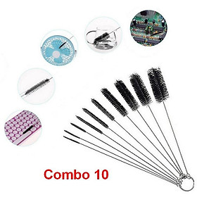 Mua Combo 10 Cọ Vệ Sinh Đa Năng  Vệ Sinh Bộ Chế Hòa Khí  Ống Nghiệm  Ống Hút