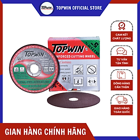 (1 Viên) Đá Cắt Sắt Topwin 150x2x22mm Cắt Sắc Bén, Bền Bỉ, Ít Hao Mòn Và Độ Chính Xác Hoàn Hảo | TOPWIN Official Store