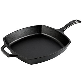 Mua Chảo Gang Lodge Chảo Gang Bếp Từ Không Dính Tự Nhiên Vuông 26.7 Cm x 26.7 Cm Xuất Xứ Mỹ Lodge L8SQ3