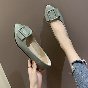 Giầy búp bê nữ da mềm êm chân kiểu dáng dễ thương GN29