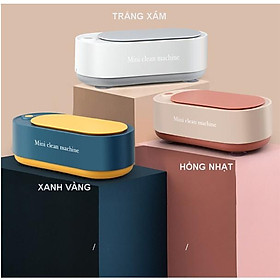 Mua Máy rửa vệ sinh kính  đồng hồ  trang sức đa năng 3 in 1- Hộp tẩy rửa làm sạch bằng sóng siêu âm chạy pin dùng sạc