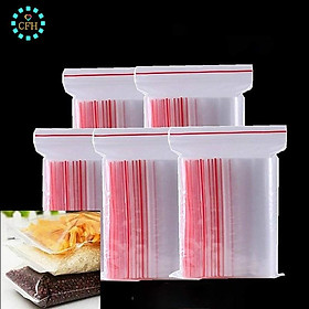 Mua 【cfh】Set 100 Túi Zip Trong Suốt Đựng Thực Phẩm Tiện Lợi