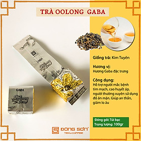 Trà Ô Long [ Gaba ], Trà sức khỏe ổn định huyết áp, an thần - Gói 100g - Đông Sơn