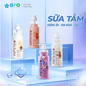 Sữa Tắm Lưu Hương Dưỡng Trắng Dưỡng Ẩm  Belight Dưỡng Da Mềm Mịn Chiết Xuất Thiên Nhiên 700ml