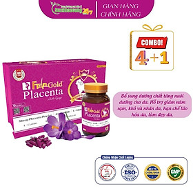 Viên uống nhau thai cừu FranGold Placenta hỗ trợ giảm nám sạm, hạn chế lão hóa da, làm đẹp da - Hộp 60 viên