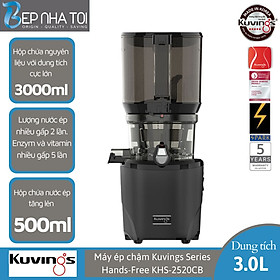 Mua Máy ép chậm Kuvings Series Hands-Free KHS-2520CB  3.0L  - Màu Đen - Hàng chính hãng