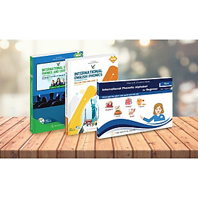 Combo Bộ sách Ngữ âm tiếng anh quốc tế 3 cấp độ Sơ cấp - Trung cấp - Nâng cao (kèm đĩa CD)