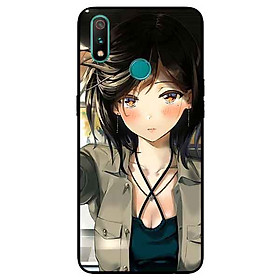 Ốp Lưng in cho Realme 3 Mẫu Cô Gái cá Tính 1 - Hàng Chính Hãng