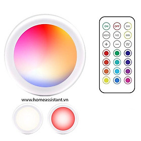 Mua Bộ 3 Đèn LED Đổi Màu RGB Điều Khiển Từ Xa Dùng Pin RGB03