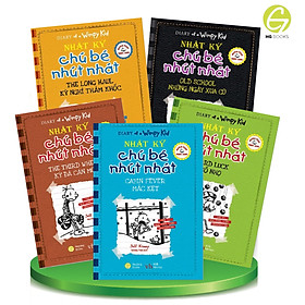[Combo tập 6-10] Sách Song Ngữ: Nhật Ký Chú Bé Nhút Nhát - Diary Of A Wimpy Kid - Truyện song ngữ dành cho thiếu nhi có note từ vựng, tặng kèm file nghe - HG Books