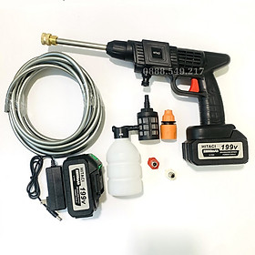 Mua Máy xịt rửa xe  vệ sinh  tưới hoa cầm tay dùng pin áp Lực Cao - Chạy Pin 10 Cells Hàng Cao Cấp