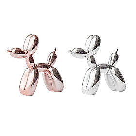 2 Pack Decorative Balloon Dog Ornament Balloon Dog Sculpture Balloon Animal
