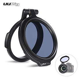 Ống kính máy ảnh R-82 82mm Bộ lọc ND Vòng điều hợp kim loại Tương thích với máy ảnh DSLR -Màu đen-Size