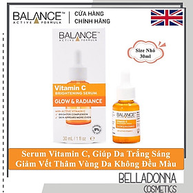 Tinh Chất Làm Sáng Da Balance Vitamin C Brightening Serum Glow & Radiance (30ml)