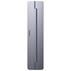 Giá Đỡ Máy Tính Hợp Kim Có Thể Gập Gọn Baseus Papery Dành Cho Macbook Pro Air 12-17 Inch - Gray