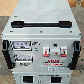 Ổn áp lioa 10kva model SH - 10000II đời mới nhất dây đồng 100%