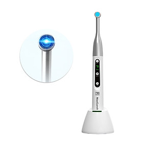 Refine Max Cure9 Dental 1 Đèn bệnh thứ hai Ánh sáng xanh Đèn LED bệnh Không dây 5W Công suất cao Quang phổ rộng Bộ ngưng tụ thấu kính đôi