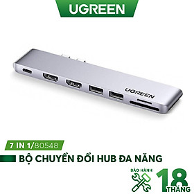 Mua Bộ chuyển 2 USB Type-c ra 2 cổng USB3.0 Ugreen 80548-Hàng chính hãng