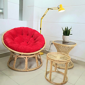 Ghế papasan + đôn ghế