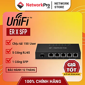 Mua Router Ubiquiti EdgeRouter X SFP có cổng quang (ER-X-SFP) | Hàng Chính Hãng