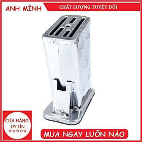 Mua Giá Cắm Dao Xéo Bằng Inox 7 Ngăn Cao Cấp Anh Minh